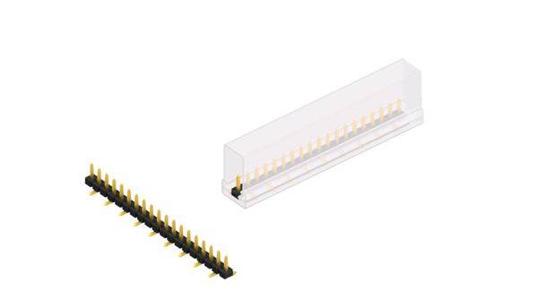Fischer Elektronik Stiftleiste (Standard) Anzahl Reihen: 1 SLLP5SMD03819GSM 10St.