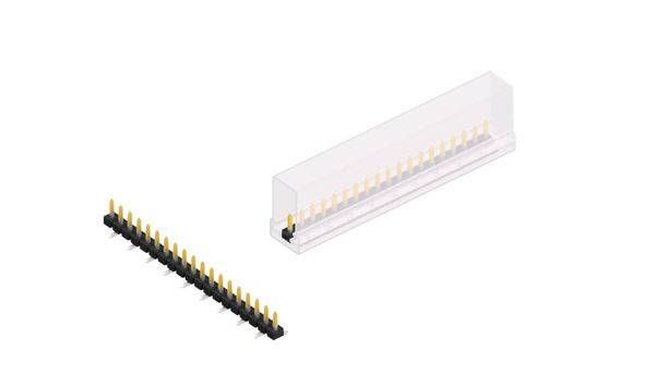 Fischer Elektronik Stiftleiste (Standard) Anzahl Reihen: 1 SLLP5SMD03819SSM 10St.