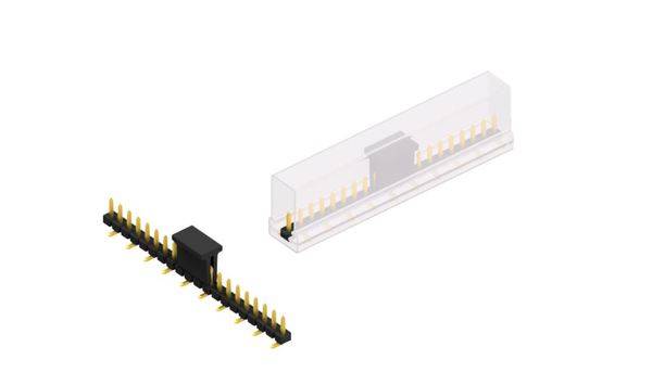 Fischer Elektronik Stiftleiste (Standard) Anzahl Reihen: 1 SLLP5SMD03820GBSM 10St.