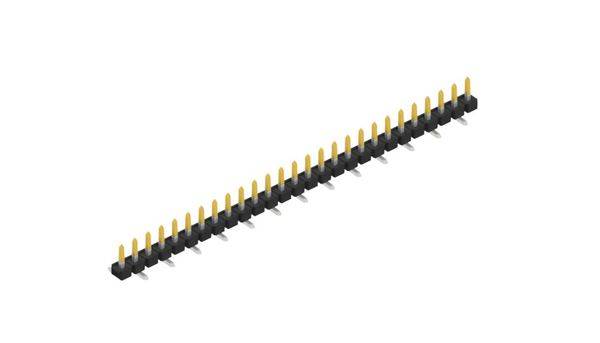 Fischer Elektronik Stiftleiste (Standard) Anzahl Reihen: 1 SLLP5SMD03827S 10St.