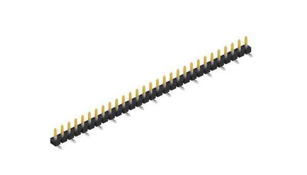 Fischer Elektronik Stiftleiste (Standard) Anzahl Reihen: 1 SLLP5SMD03829S 10St.