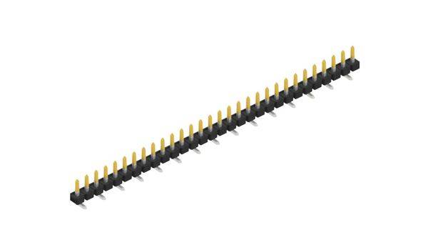 Fischer Elektronik Stiftleiste (Standard) Anzahl Reihen: 1 SLLP5SMD03830S 10St.