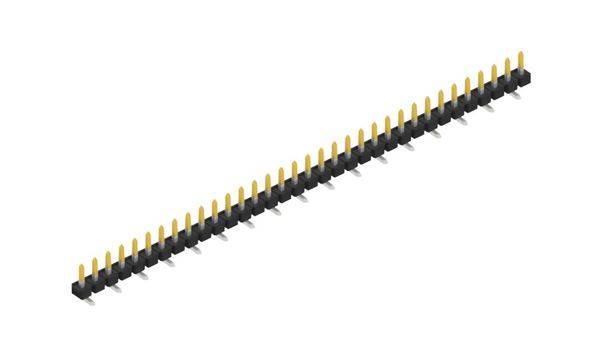 Fischer Elektronik Stiftleiste (Standard) Anzahl Reihen: 1 SLLP5SMD03834S 10St.