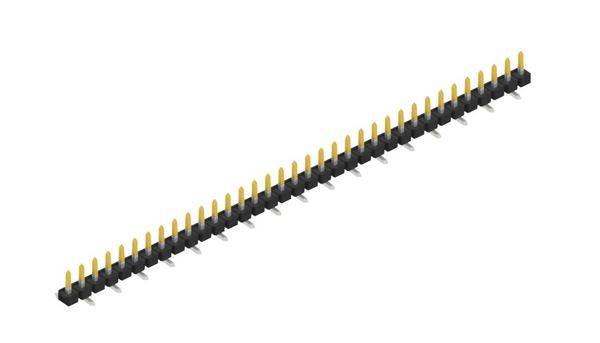 Fischer Elektronik Stiftleiste (Standard) Anzahl Reihen: 1 SLLP5SMD03835S 10St.