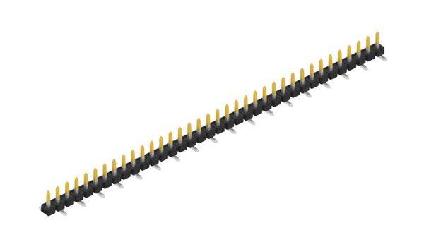 Fischer Elektronik Stiftleiste (Standard) Anzahl Reihen: 1 SLLP5SMD03836S 10St.