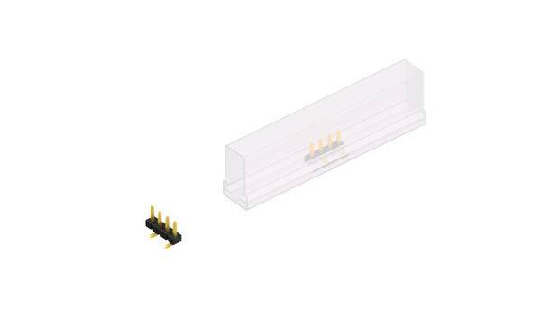 Fischer Elektronik Stiftleiste (Standard) Anzahl Reihen: 1 SLLP5SMD0384GSM 10St.