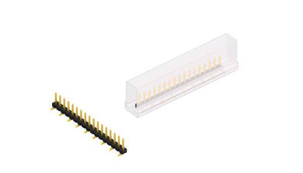 Fischer Elektronik Stiftleiste (Standard) Anzahl Reihen: 1 SLLP5SMD05117GSM 10St.