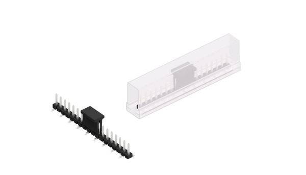 Fischer Elektronik Stiftleiste (Standard) Anzahl Reihen: 1 SLLP5SMD05118ZBSM 10St.