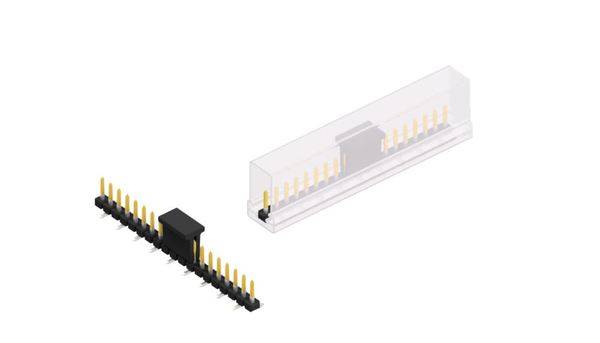 Fischer Elektronik Stiftleiste (Standard) Anzahl Reihen: 1 SLLP5SMD05119SBSM 10St.