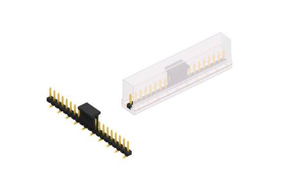 Fischer Elektronik Stiftleiste (Standard) Anzahl Reihen: 1 10059097 10St.