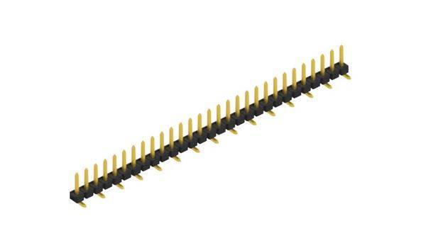 Fischer Elektronik Stiftleiste (Standard) Anzahl Reihen: 1 SLLP5SMD05129G 10St.
