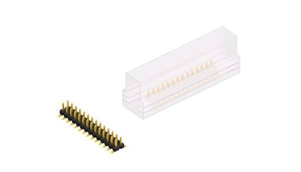 Fischer Elektronik Stiftleiste (Standard) Anzahl Reihen: 2 SLLP6SMD03828GSM 10St.