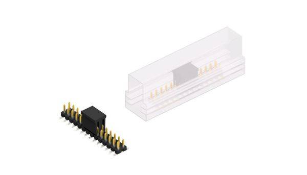 Fischer Elektronik Stiftleiste (Standard) Anzahl Reihen: 2 SLLP6SMD03828SBSM 10St.