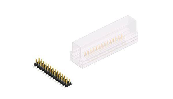 Fischer Elektronik Stiftleiste (Standard) Anzahl Reihen: 2 SLLP6SMD03828SSM 10St.