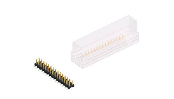 Fischer Elektronik Stiftleiste (Standard) Anzahl Reihen: 2 SLLP6SMD03830SSM 10St.