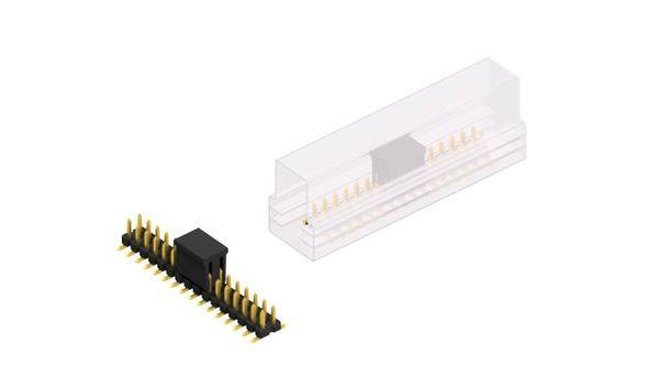 Fischer Elektronik Stiftleiste (Standard) Anzahl Reihen: 2 SLLP6SMD03832GBSM 10St.