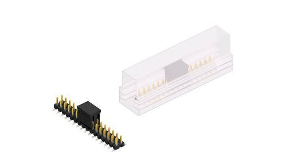 Fischer Elektronik Stiftleiste (Standard) Anzahl Reihen: 2 SLLP6SMD03832SBSM 10St.