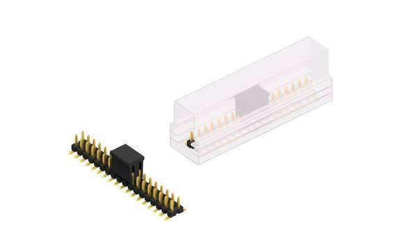 Fischer Elektronik Stiftleiste (Standard) Anzahl Reihen: 2 SLLP6SMD03836GBSM 10St.
