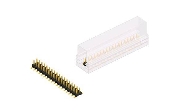 Fischer Elektronik Stiftleiste (Standard) Anzahl Reihen: 2 SLLP6SMD03836GSM 10St.