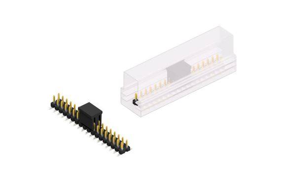 Fischer Elektronik Stiftleiste (Standard) Anzahl Reihen: 2 SLLP6SMD03836SBSM 10St.
