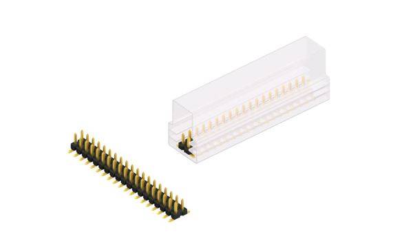 Fischer Elektronik Stiftleiste (Standard) Anzahl Reihen: 2 SLLP6SMD03838GSM 10St.