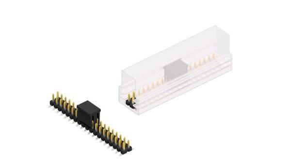 Fischer Elektronik Stiftleiste (Standard) Anzahl Reihen: 2 SLLP6SMD03838SBSM 10St.