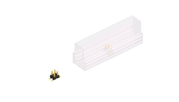 Fischer Elektronik Stiftleiste (Standard) Anzahl Reihen: 2 SLLP6SMD0384GSM 10St.