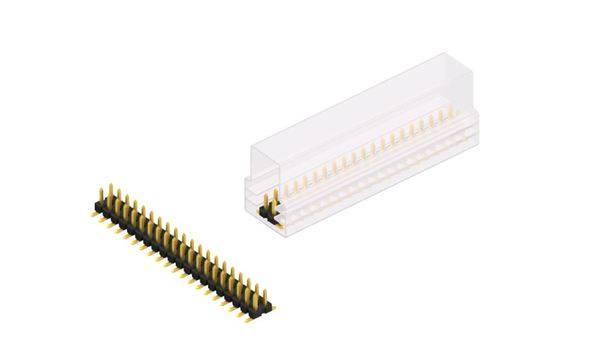 Fischer Elektronik Stiftleiste (Standard) Anzahl Reihen: 2 SLLP6SMD03840GSM 10St.