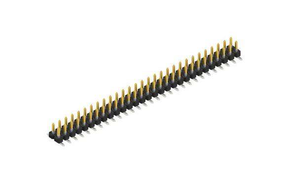 Fischer Elektronik Stiftleiste (Standard) Anzahl Reihen: 2 SLLP6SMD03858S 10St.