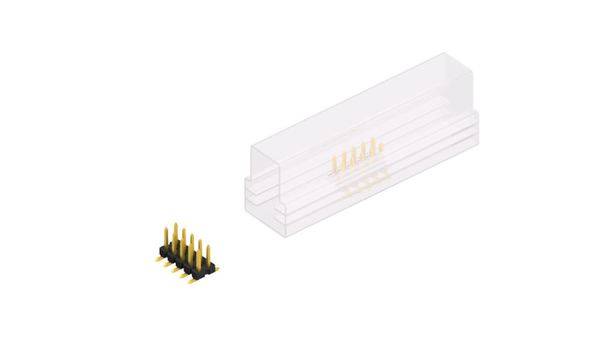 Fischer Elektronik Stiftleiste (Standard) Anzahl Reihen: 2 SLLP6SMD05110GSM 10St.