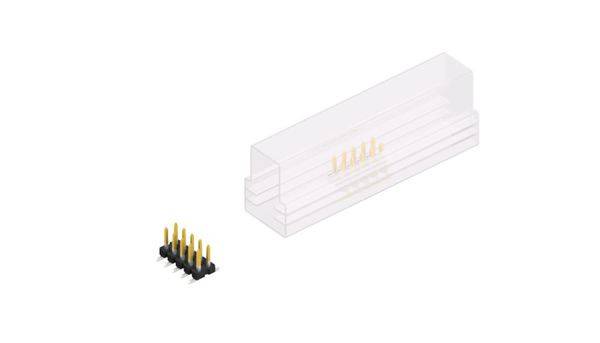 Fischer Elektronik Stiftleiste (Standard) Anzahl Reihen: 2 SLLP6SMD05110SSM 10St.