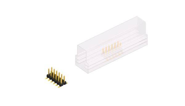 Fischer Elektronik Stiftleiste (Standard) Anzahl Reihen: 2 SLLP6SMD05112GSM 10St.