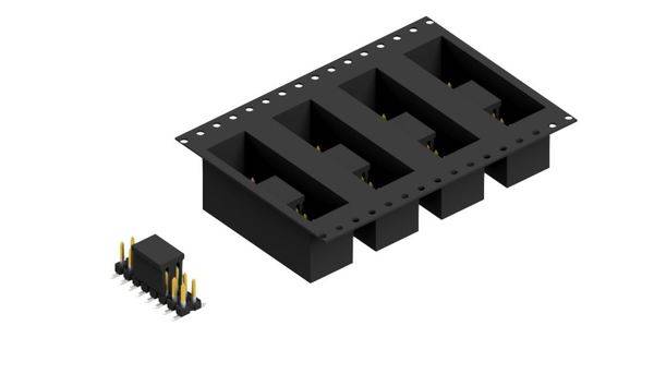 Fischer Elektronik Stiftleiste (Standard) Anzahl Reihen: 2 10059278 250St.