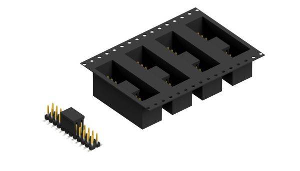 Fischer Elektronik Stiftleiste (Standard) Anzahl Reihen: 2 SLLP6SMD05124SBTR 250St.