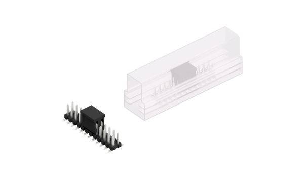Fischer Elektronik Stiftleiste (Standard) Anzahl Reihen: 2 SLLP6SMD05124ZBSM 10St.