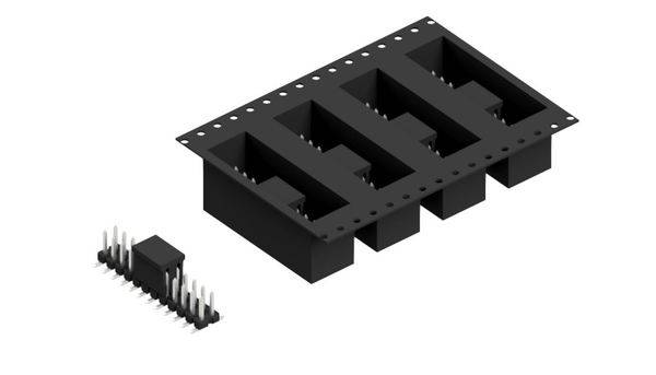 Fischer Elektronik Stiftleiste (Standard) Anzahl Reihen: 2 SLLP6SMD05124ZBTR 250St.