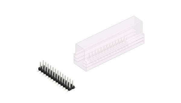 Fischer Elektronik Stiftleiste (Standard) Anzahl Reihen: 2 SLLP6SMD05126ZSM 10St.