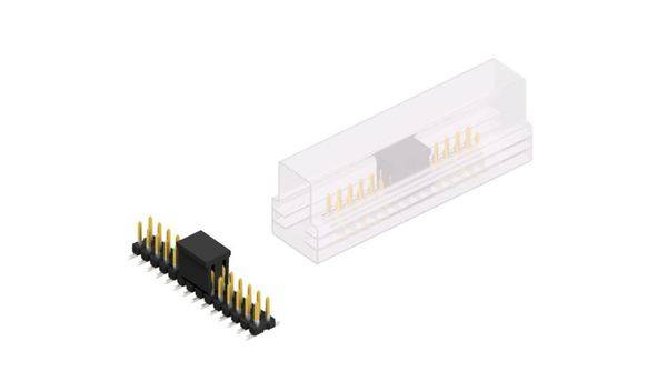 Fischer Elektronik Stiftleiste (Standard) Anzahl Reihen: 2 SLLP6SMD05128SBSM 10St.