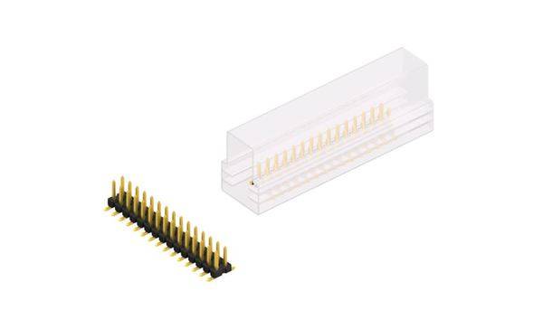 Fischer Elektronik Stiftleiste (Standard) Anzahl Reihen: 2 SLLP6SMD05130GSM 10St.