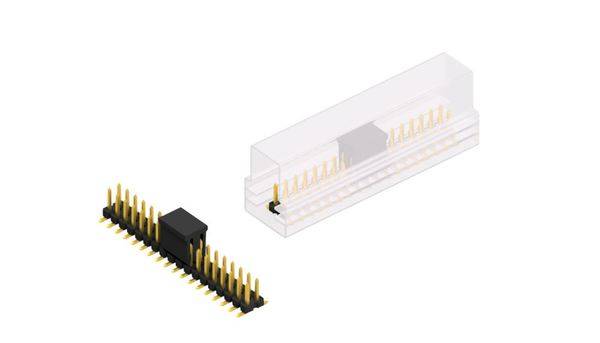 Fischer Elektronik Stiftleiste (Standard) Anzahl Reihen: 2 SLLP6SMD05136GBSM 10St.