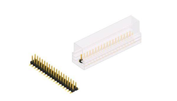 Fischer Elektronik Stiftleiste (Standard) Anzahl Reihen: 2 10127328 10St.