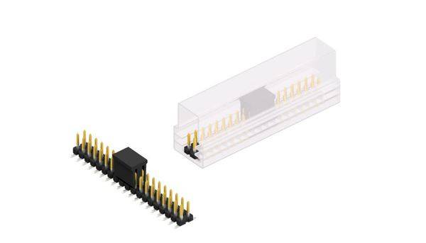 Fischer Elektronik Stiftleiste (Standard) Anzahl Reihen: 2 SLLP6SMD05138SBSM 10St.