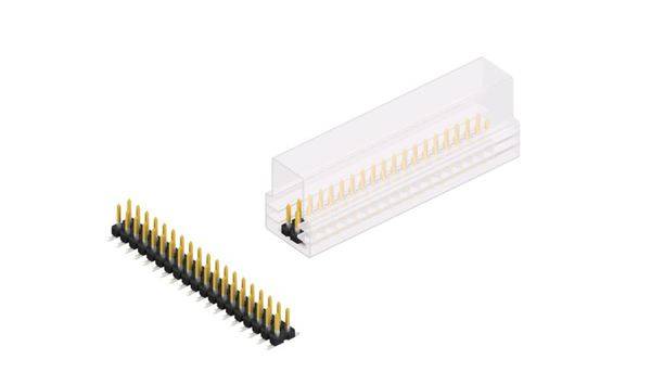 Fischer Elektronik Stiftleiste (Standard) Anzahl Reihen: 2 SLLP6SMD05138SSM 10St.