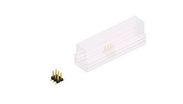 Fischer Elektronik Stiftleiste (Standard) Anzahl Reihen: 2 SLLP6SMD0516GSM 10St.