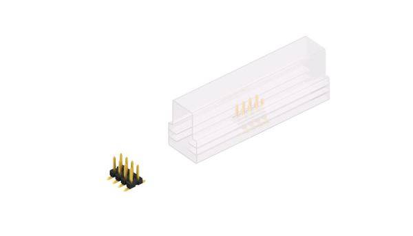 Fischer Elektronik Stiftleiste (Standard) Anzahl Reihen: 2 SLLP6SMD0518GSM 10St.
