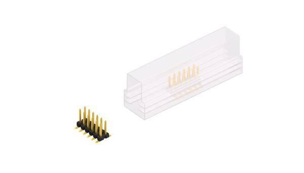 Fischer Elektronik Stiftleiste (Standard) Anzahl Reihen: 2 SLLP6SMD06612GSM 10St.