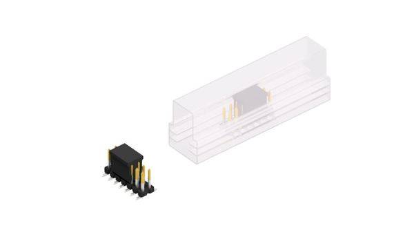 Fischer Elektronik Stiftleiste (Standard) Anzahl Reihen: 2 SLLP6SMD06614SBSM 10St.
