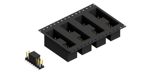 Fischer Elektronik Stiftleiste (Standard) Anzahl Reihen: 2 SLLP6SMD06616SBTR 250St.