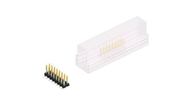 Fischer Elektronik Stiftleiste (Standard) Anzahl Reihen: 2 SLLP6SMD06616SSM 10St.