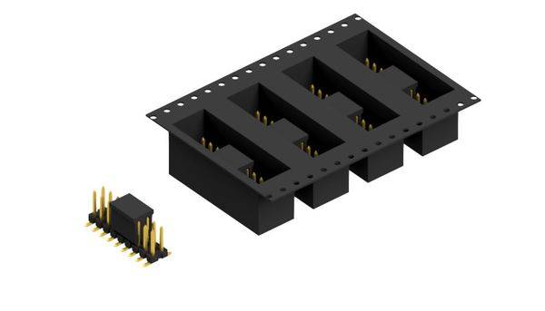 Fischer Elektronik Stiftleiste (Standard) Anzahl Reihen: 2 SLLP6SMD06618GBTR 250St.